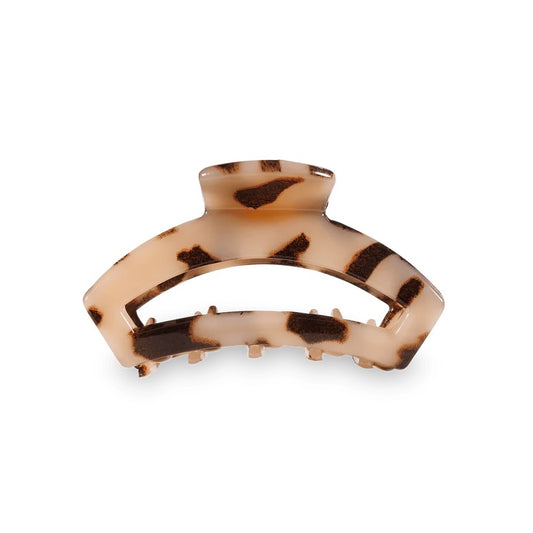 Tiny Open Blonde Tortoise Claw Hair Clip