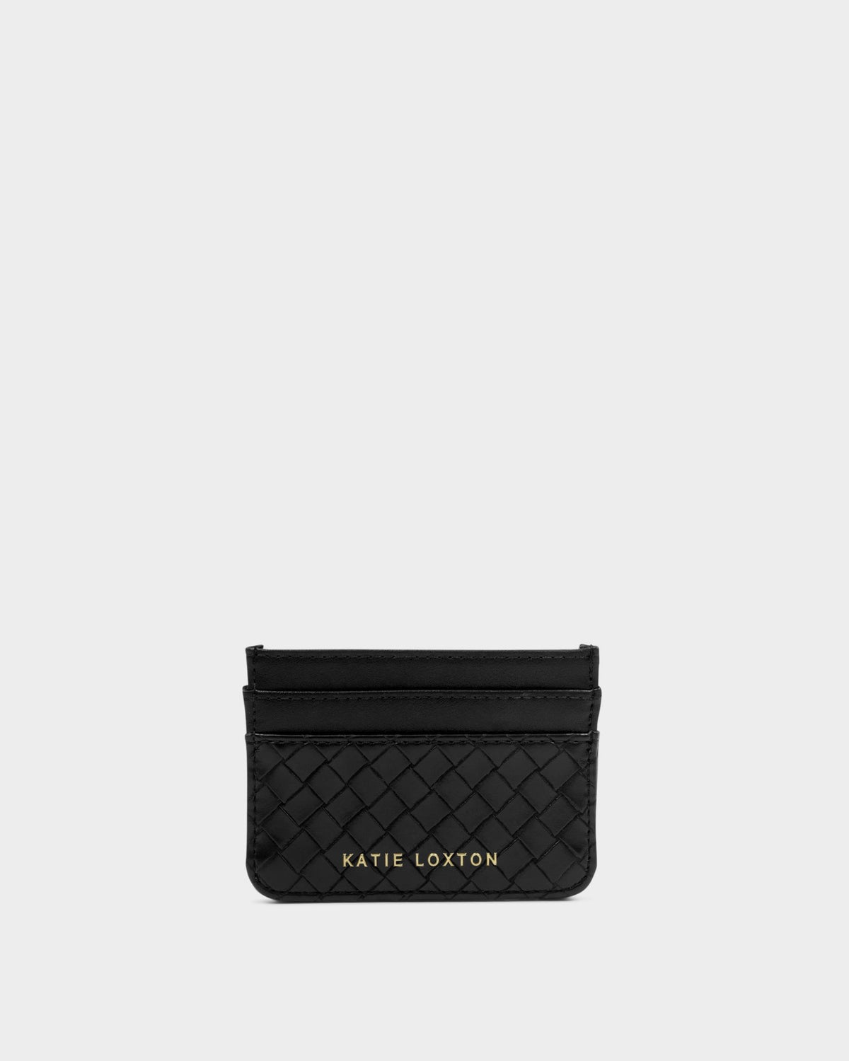Nova Woven Cardholder in Black