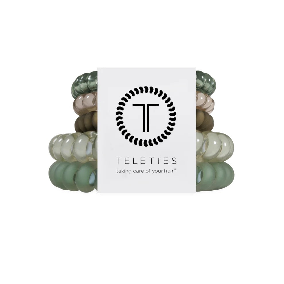 Mossy Moments Mixed Hair Ties by Teleties
