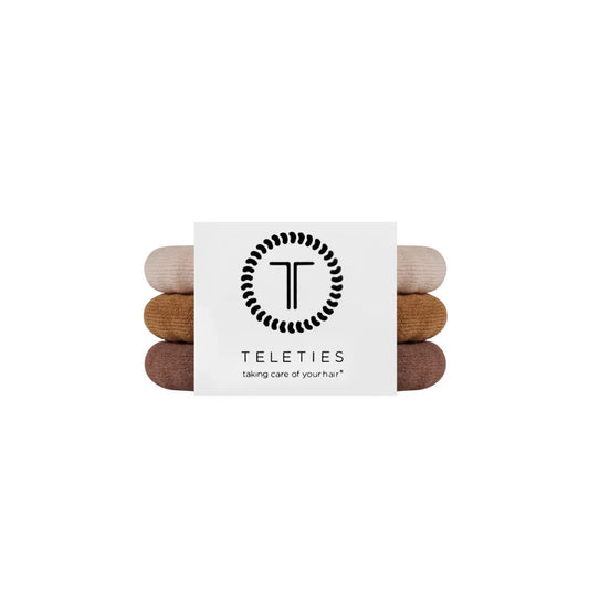 Espresso Yourself Small Nylon Hair Ties by Teleties