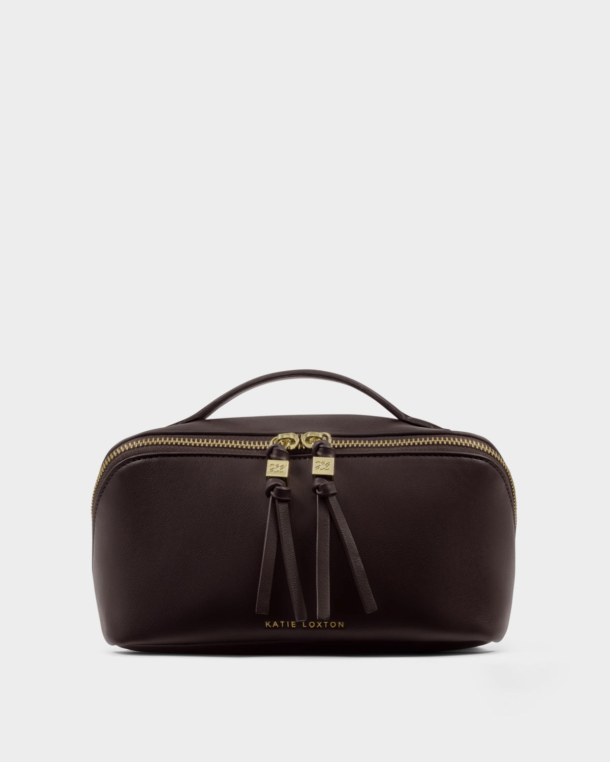Soho Medium Makeup & Wash Bag in Bitter Chocolate