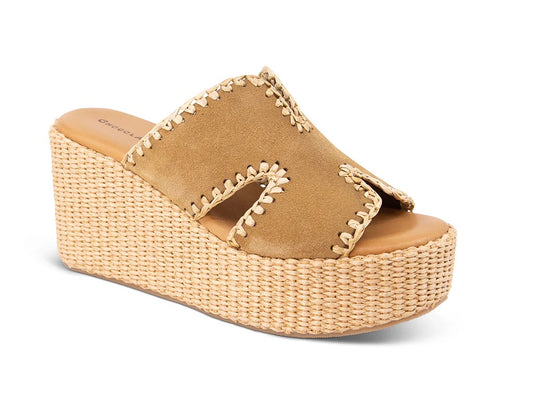 The Jaxx in Camel Suede by Chocolat Blu