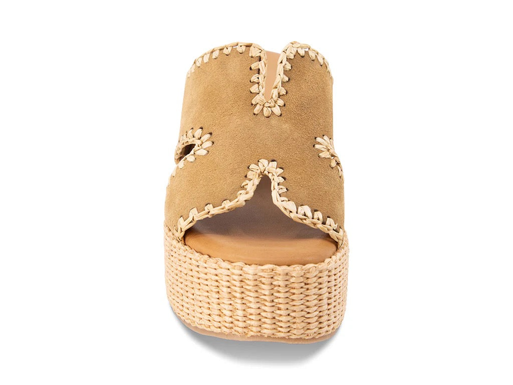 The Jaxx in Camel Suede by Chocolat Blu