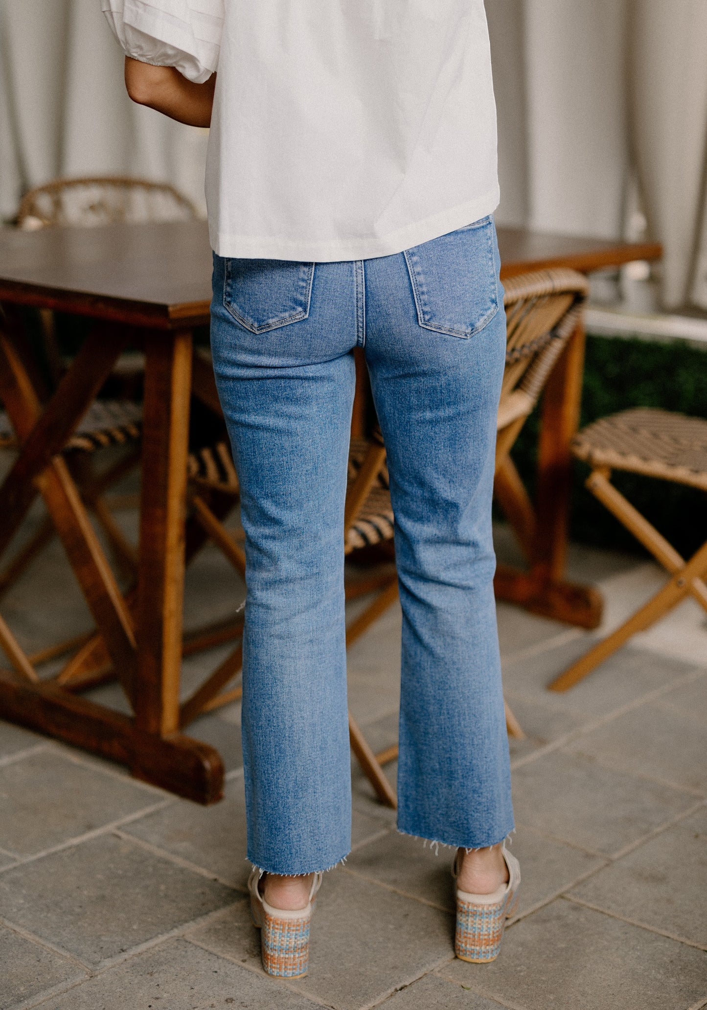 Bella Midwash High Rise Crop Flare by Vervet (0-22)