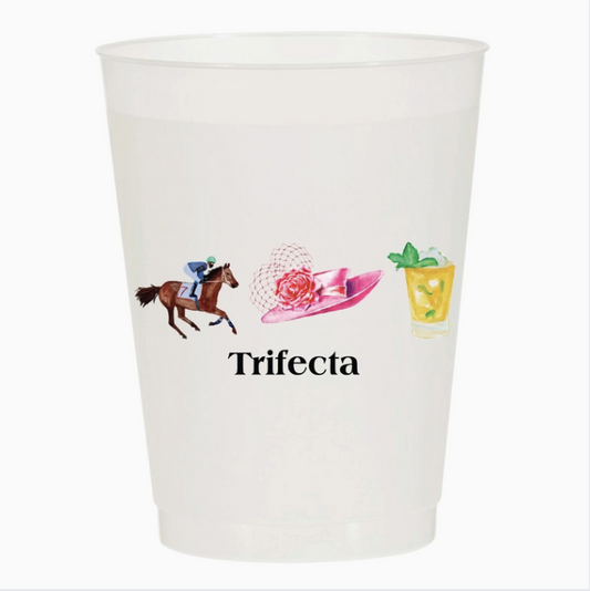 Trifecta Kentucky Derby Frosted Cups (pack of 6)