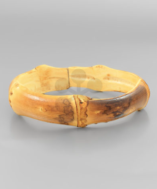 Bamboo Wood Brown Bracelet
