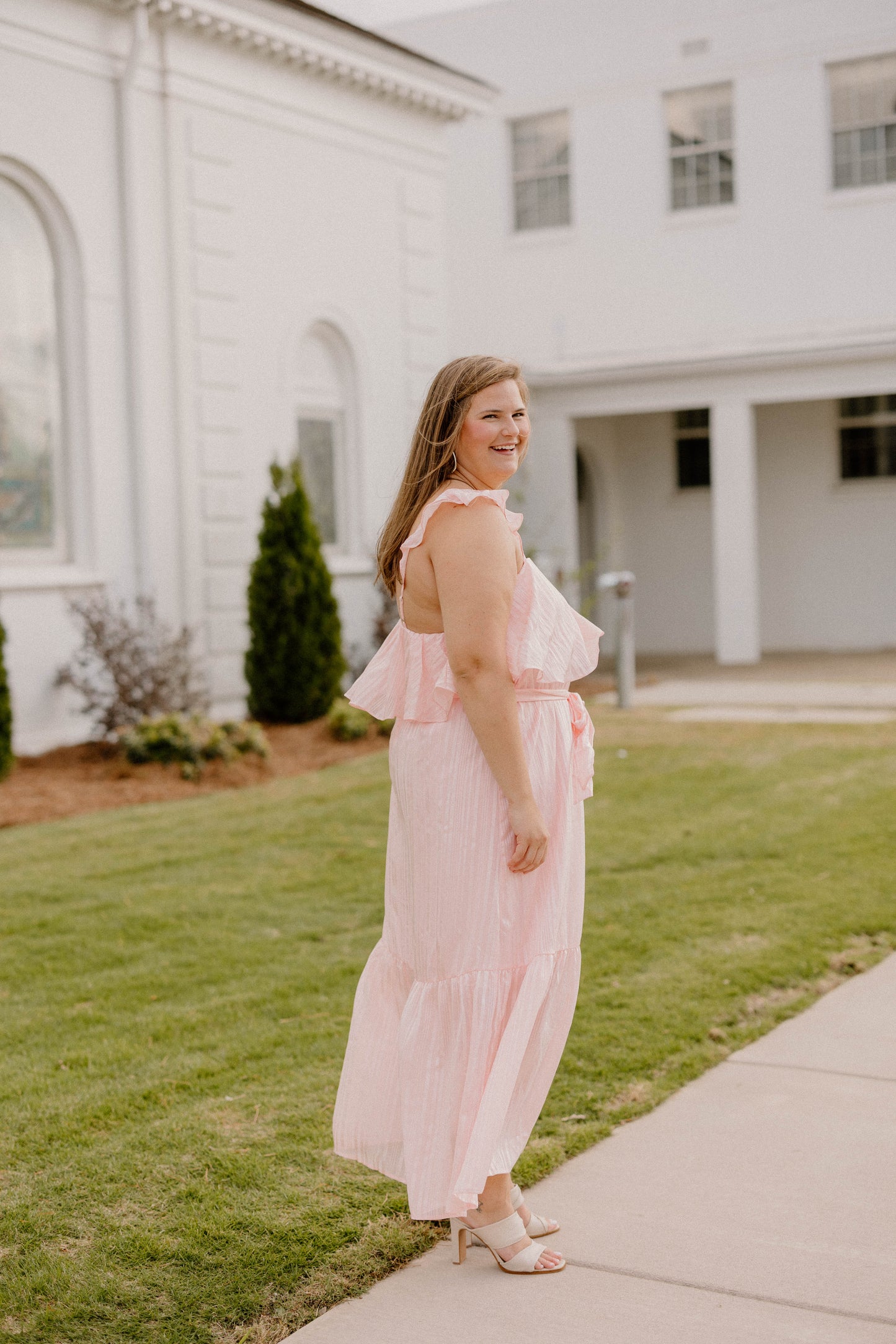 Melissa Maxi Dress in Pink
