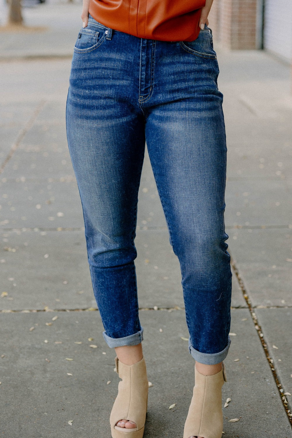 Deb High Rise Straight Leg Jeans by KanCan (Sizes 2-14)