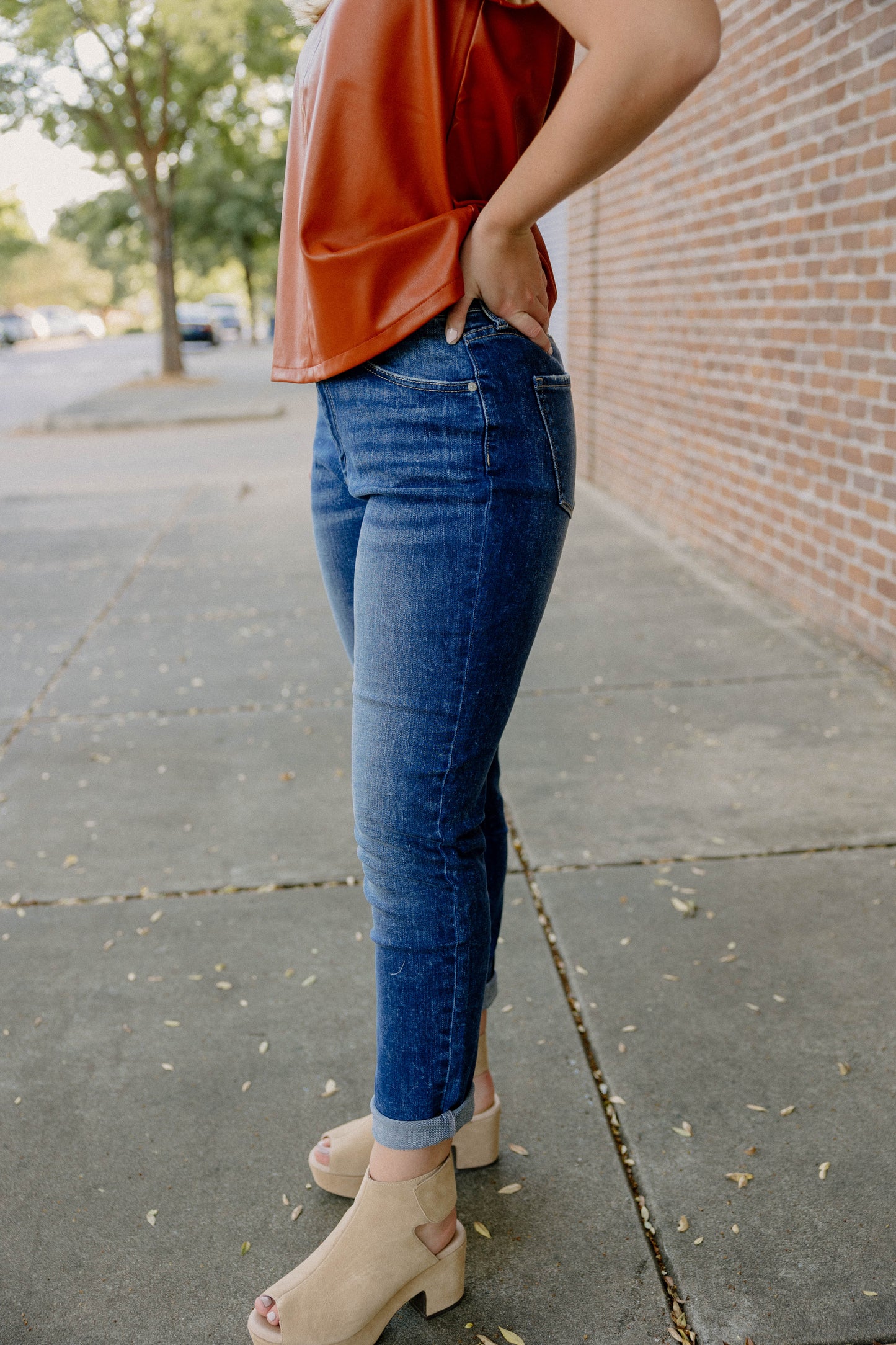 Deb High Rise Straight Leg Jeans by KanCan (Sizes 2-14)