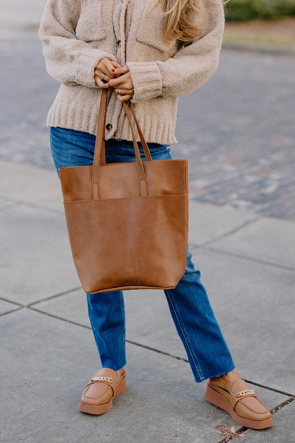 Selam Magazine Tote in Whiskey by ABLE at