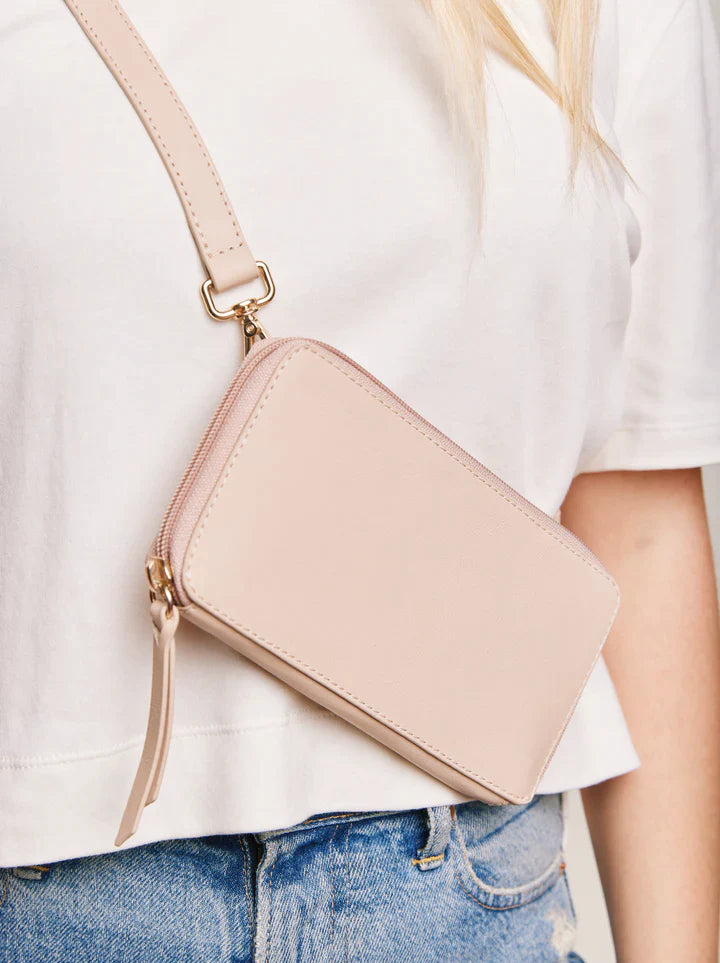Amerie Continental Wallet in Pale Pink by ABLE