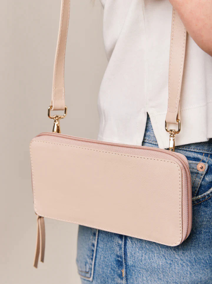 Amerie Continental Wallet in Pale Pink by ABLE