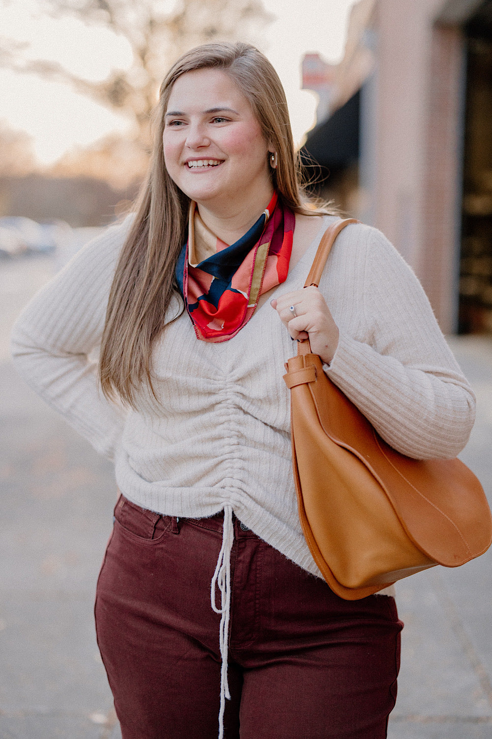 Nara Tote in Cognac by ABLE