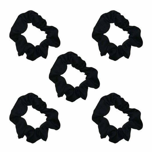 KITSCH - Satin Sleep Scrunchies - Black